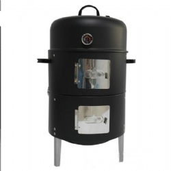 3 In 1 Charcoal BBQ Grill Smoker